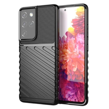 Hurtel Samsung Galaxy S23 Ultra vāciņš Thunder Case, melns