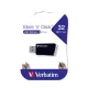 USB zibatmiņa Verbatim Store \'n\' Click 32 GB USB 3.2 Gen 1, melna