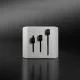 SBS TEADAPTUSBTCUNI universāls ceļojumu adapteris USB-C / USB-A, balts