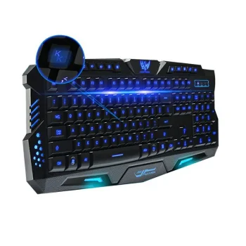 Izgaismota spēļu tastatūra (USB, 114 taustiņi)