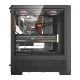 DarkFlash AIRNOVA datora korpuss ar 3 ventilatoriem, melns