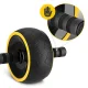 4Fizjo AB Wheel XL vēdera preses rullītis, melns/dzeltens