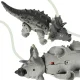 Tālvadības dinozaurs - RC Triceratops - staigā, spīd un rūc l Remote-controlled dinosaur - RC Triceratops - walks,...