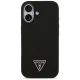 Guess Silicone Triangle Logo MagSafe vāciņš iPhone 17 - Melns