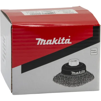 Kausveida stiepļu birste leņķa slīpmašīnai Makita D-39805 100 mm M14
