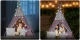 Nukido Bērnu Tipi Telts Vigvams ar Apgaismojumu, Rozā zvaigznes | Children Tent Tipi with Lights