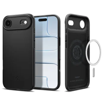 Spigen Thin Fit Mag MagSafe vāciņš iPhone 17 Air, melns