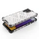Aizsargvāciņš Samsung Galaxy A22 4G Honeycomb Case ar TPU apmali, melns