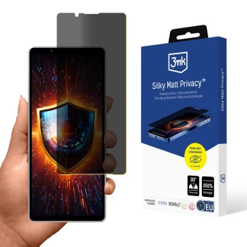 3mk Silky Matt Privacy ekrāna aizsargplēve Sony Xperia 5 V
