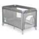 Ricokids RK-240 ceļojumu gultiņa ar matraci un somu, pelēka/lavandas