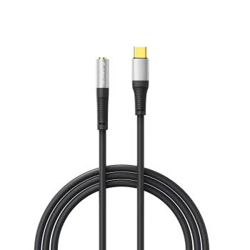 Orico AXC USB-C uz 3.5 mm ligzdas audio kabelis-adapteris, 1 m, melns