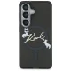 Karl Lagerfeld IML KC Script MagSafe vāciņš Samsung Galaxy S26, melns