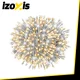 LED lāsteku virtene Izoxis, 100 LED, 4 m, IP44, silti balta