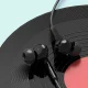 Dudao X3C+ USB-C vadu austiņas 1.2m, melnas