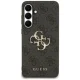 Guess vāciņš Samsung Galaxy S25 FE HC PU Leather 4G Metal Logo melns