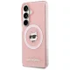 Karl Lagerfeld IML Repeated Choupette MagSafe vāciņš Samsung Galaxy S26, rozā