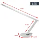 Activeshop Slim LED galda lampa, sudraba