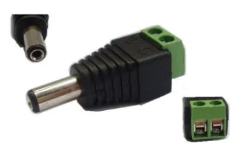 DC barošanas spraudņi male 5.5x2.1 mm, 10 gab.