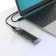 Orico TCM2-C3 M.2 NVMe uz USB-C 10Gb/s ārējais diska korpuss, melns