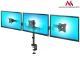 Maclean MC-691 galda stiprinājums 3 monitoriem, 13\"-27\", 8kg