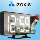 Izoxis 19576 LED modinātājs ar projektoru un spoguli, melns