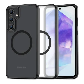 Tech-Protect MagMat MagSafe vāciņš Samsung Galaxy A55 5G, Matēti melns