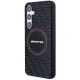 Mercedes AMG Samsung Galaxy S24 vāciņš Silicone Carbon Pattern MagSafe, melns