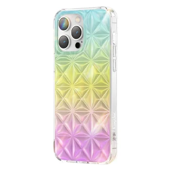 Kingxbar Miya Series vāciņš iPhone 14 Pro, varavīksnes krāsā
