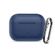 Austiņu maciņš Tech-Protect Silicone Hook priekš AirPods Pro, Navy Blue