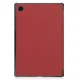 Samsung Galaxy Tab A8 10.5 (2021) (2022) (SM-X200/X205) Trifold Stand PU Leather Hard Protective Cover Case, Wine Red |...