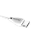 Dudao USB uz USB Type-C kabelis 2.1A 1m, balts