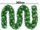 Mākslīgā Ziemassvētku skuju girlanda 50 LED 3 m, zaļa