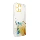Vāciņš Samsung Galaxy A12 5G telefonam Marble Case, oranžs marmors