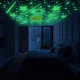 Fluorescējošas spīdošas zvaigžņu uzlīmes Planētas Kosmoss 453 gab