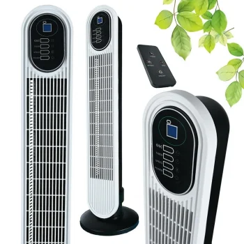 Kompakts kolonnas ventilators ar tālvadības pulti 45W