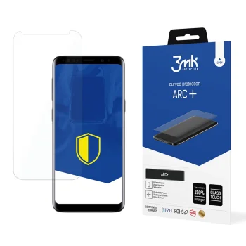Samsung Galaxy S9+ (G965F/DS) Aizsargplēve uz Visu Ekrānu | 3MK ARC+ Protective Film Rounded Fullscreen Protector