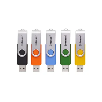 Intenso Office Line 32 GB USB zibatmiņu komplekts, 5 gab., USB 3.2 Gen 1