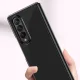 Vāciņš telefonam Samsung Galaxy Z Fold 4 Plating Case ar metālisku rāmi, zils
