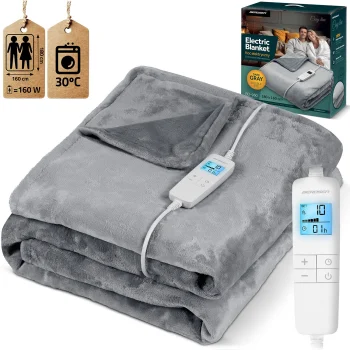 Elektriskā apsildāmā sega 180x160cm Berdsen BD-960 | Electric Blanket