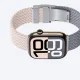 2 siksniņu komplekts AmazingThing Blend Band priekš Apple Watch 45/46/49mm, rozā/pelēks