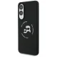 Karl Lagerfeld vāciņš Samsung Galaxy S25 Edge Silicone Double Heads, melns