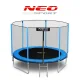 Neo-Sport dārza batuts 183 cm (6ft) ar ārējo tīklu un kāpnēm