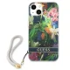 Guess Flower Strap Vāciņš iPhone 13 mini, Zils
