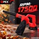Akumulatora lapu pūtējs OPEX TOOLS OPX28022 21V 150W ar 2 akumulatoriem un maisu