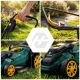 Elektriskais zāles pļāvējs Humberg HM-612, 1400 W, 34 cm