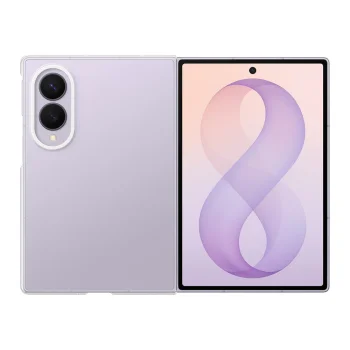 Samsung Clear Case vāciņš Samsung Galaxy Z Fold 8 ar 2 plēvēm, caurspīdīgs