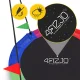 4Fizjo 702 bērnu šūpoles Stārķa ligzda, 100 cm, daudzkrāsainas
