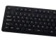 Silikona gumijas USB tastatūra ar ciparu bloku, melna