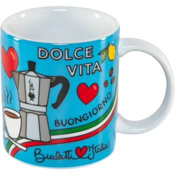 Porcelāna krūze Bialetti Ciao Italia, 300 ml