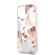 Guess iPhone 11 Pro Max vāciņš Flower Collection, ceriņkrāsas